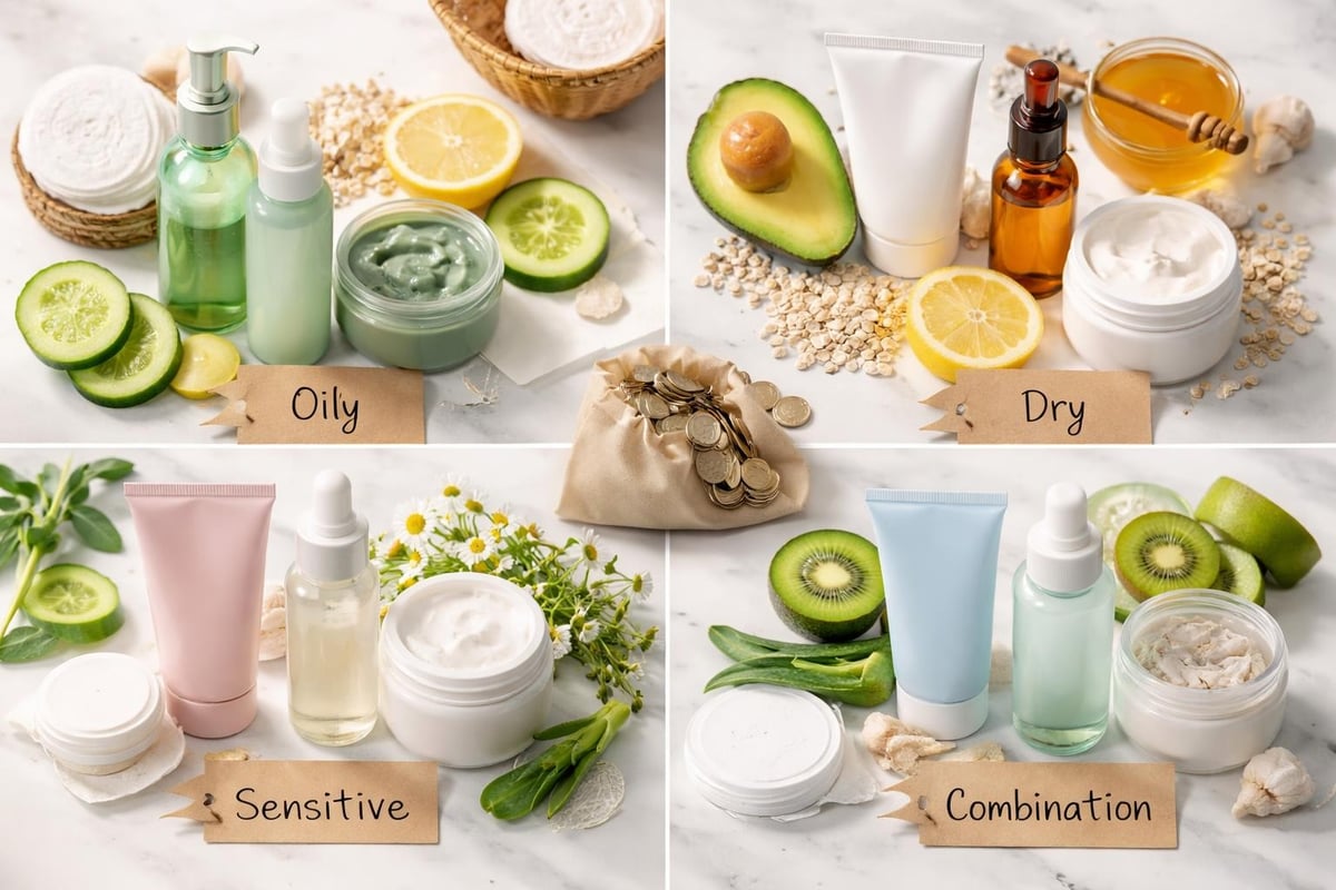 Customizing skincare by type