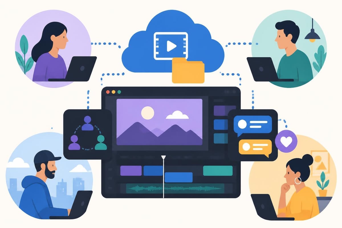 Cloud video editing collaboration workflow