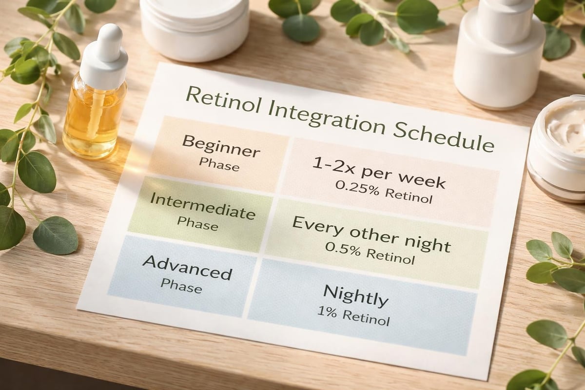 Retinol application routine