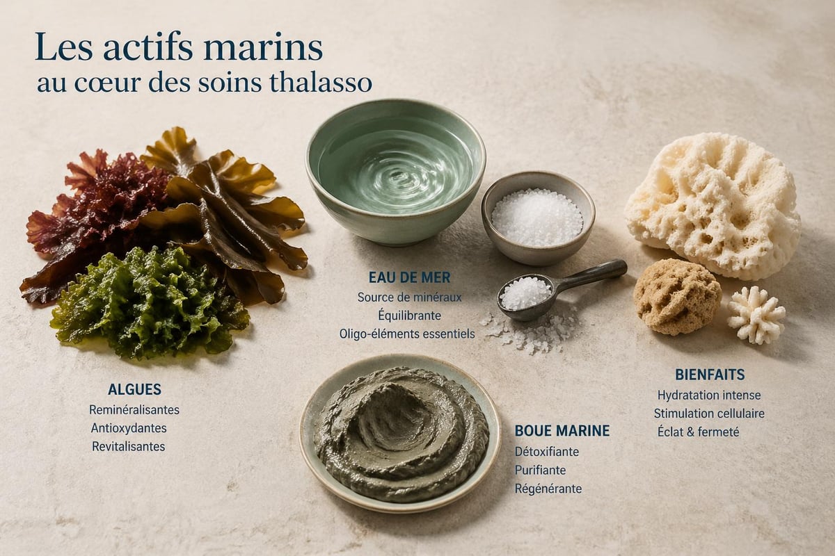 Composition des actifs marins
