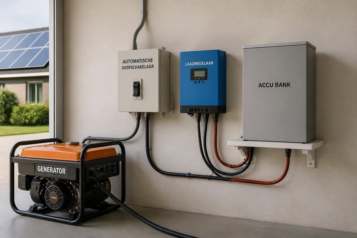 Aggregaat accu systeem componenten