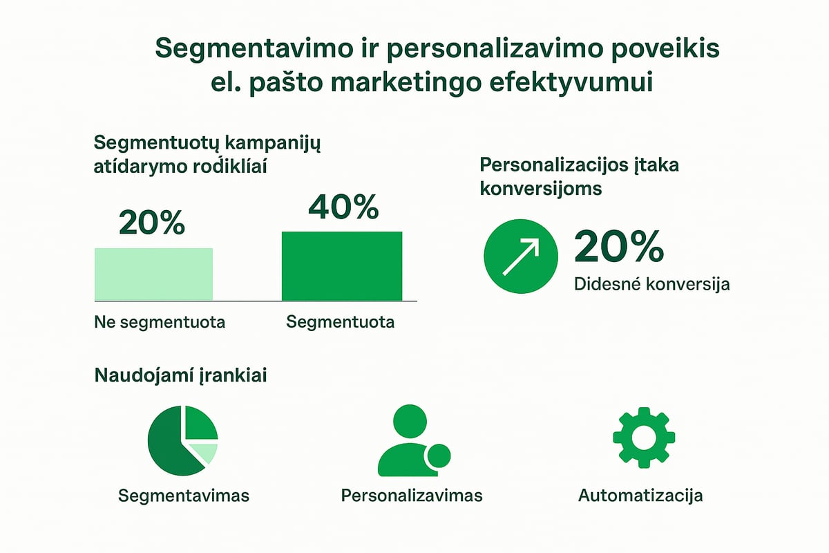 Segmentavimas ir personalizavimas: didžiausias efektyvumo variklis