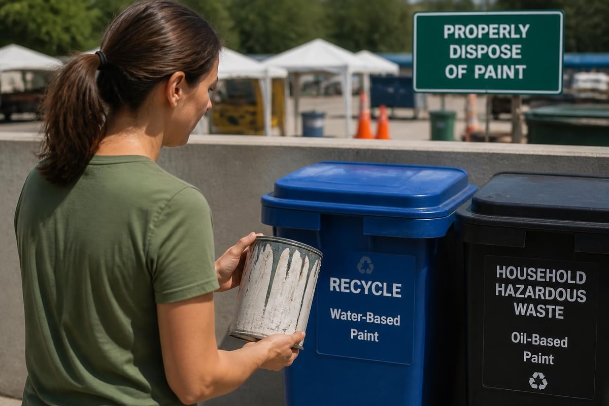 Paint disposal guidelines