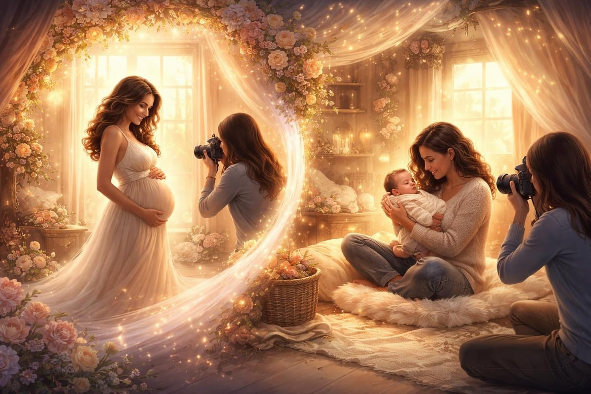 Maternity to newborn photography journey