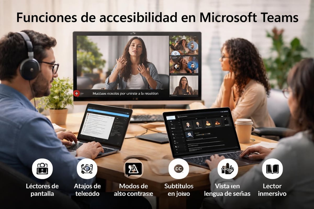 Accesibilidad en Microsoft Teams