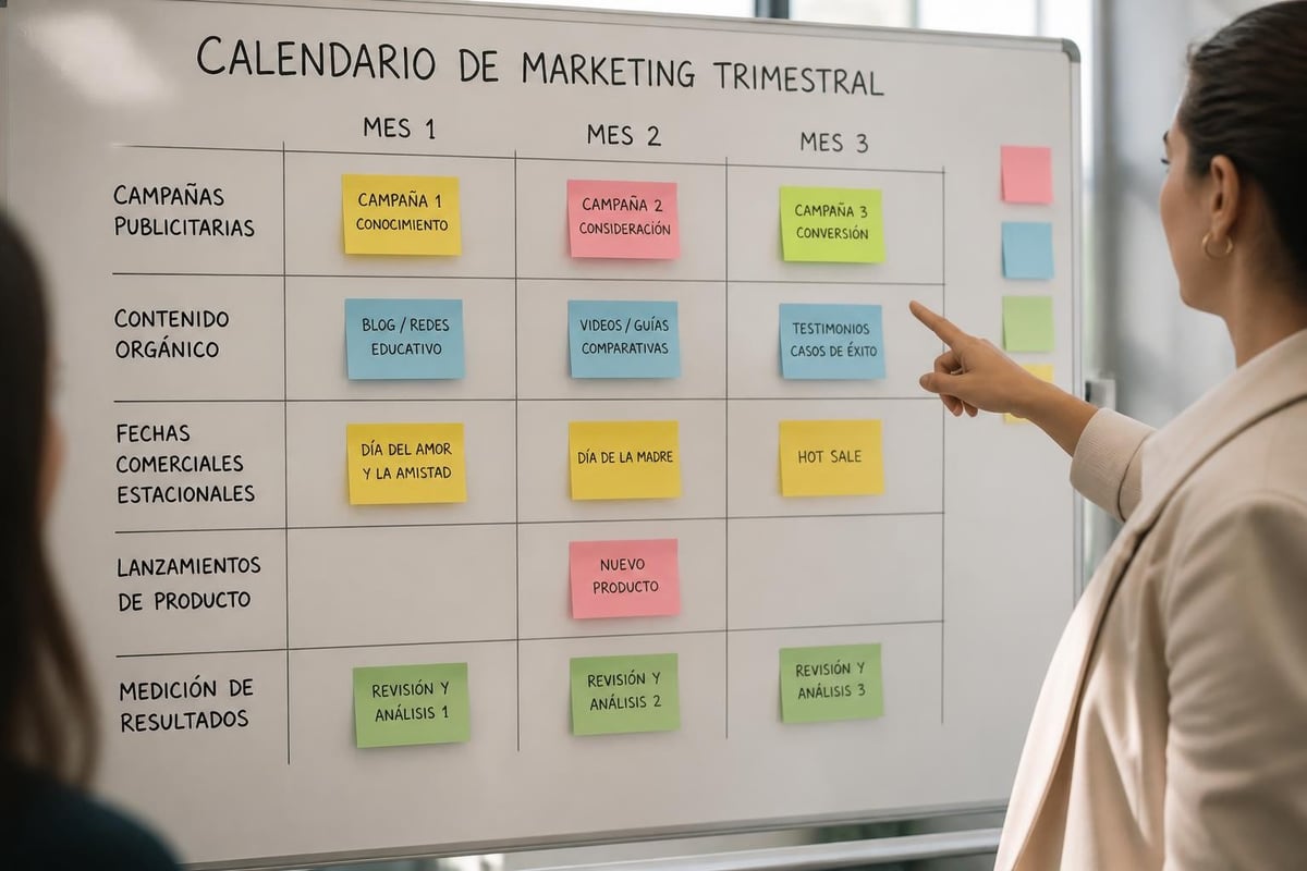 Calendario editorial integrado