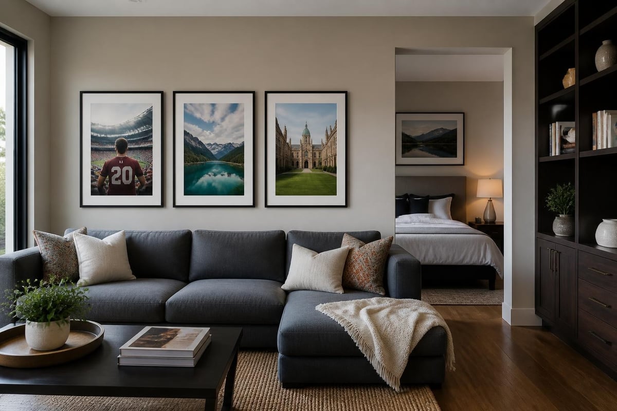 Room-specific art placement