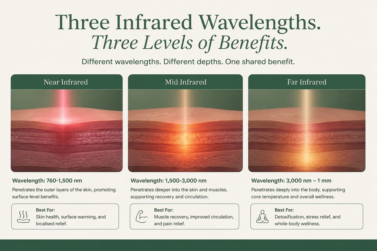 Infrared wavelength spectrum