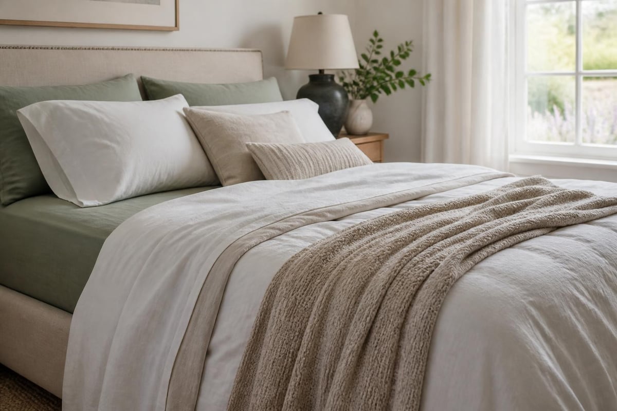 Summer bed layering system