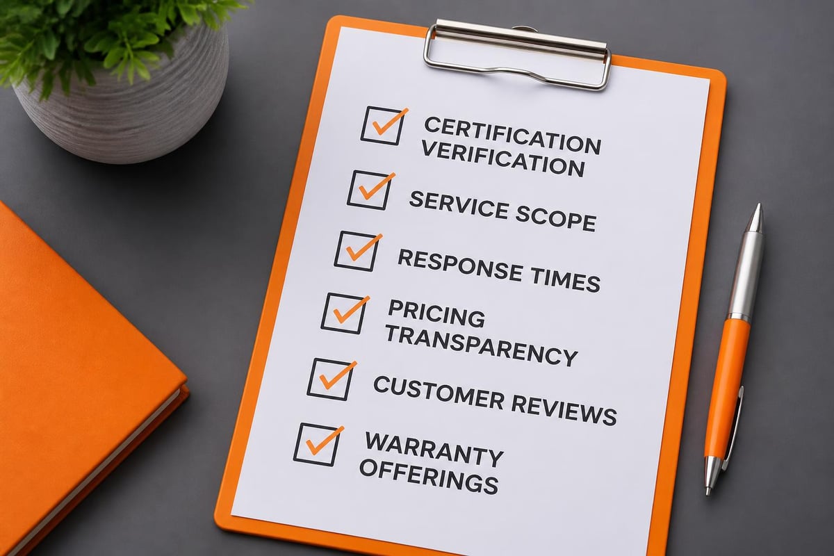 Service comparison factors
