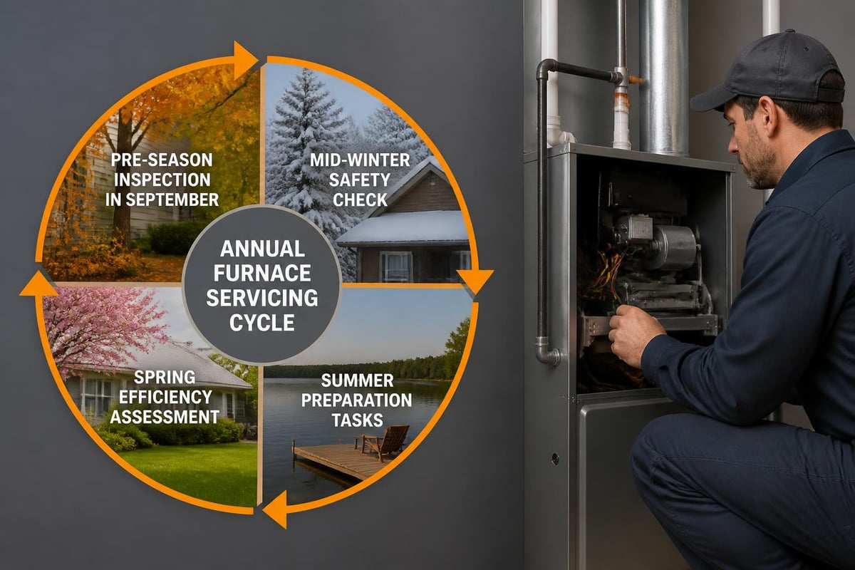 Furnace service timeline
