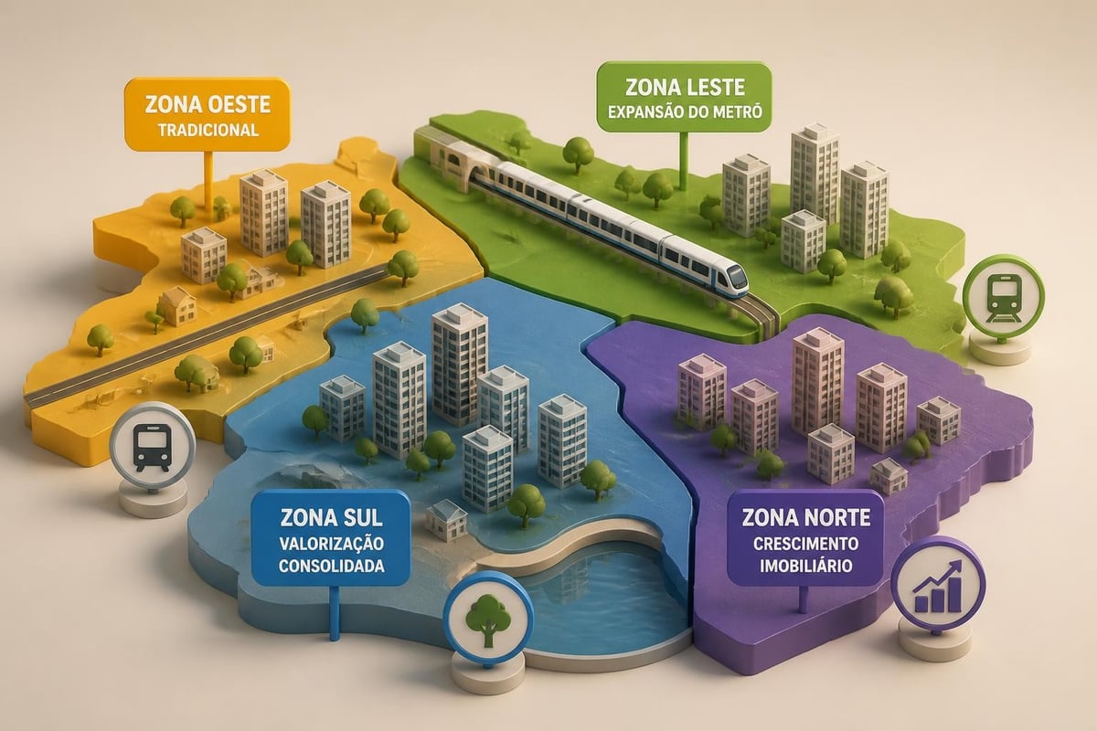 Mapa estratégico de regiões