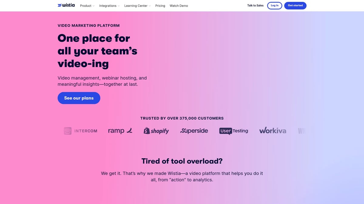 8 Best Marketing Video Companies to Watch in 2026 - Wistia