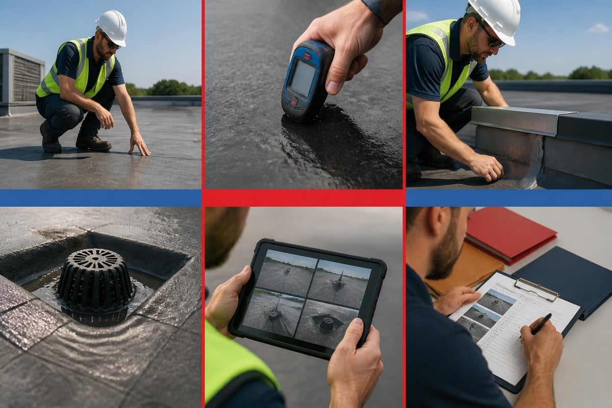 Roofing inspection documentation process
