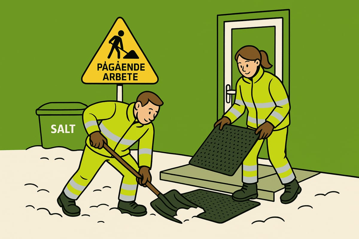 Säkerhet vid Snöröjning: Skydda Människor och Egendom