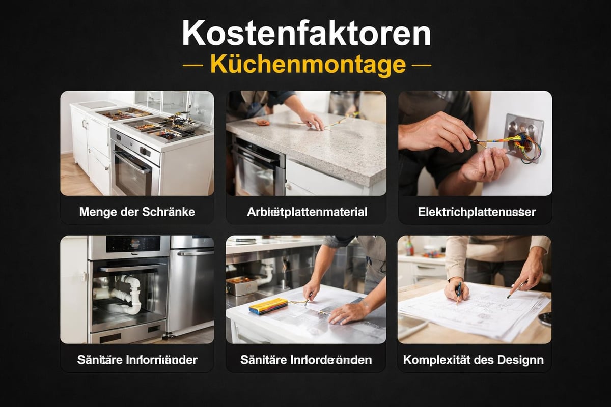 Küchenmontage Kostenfaktoren
