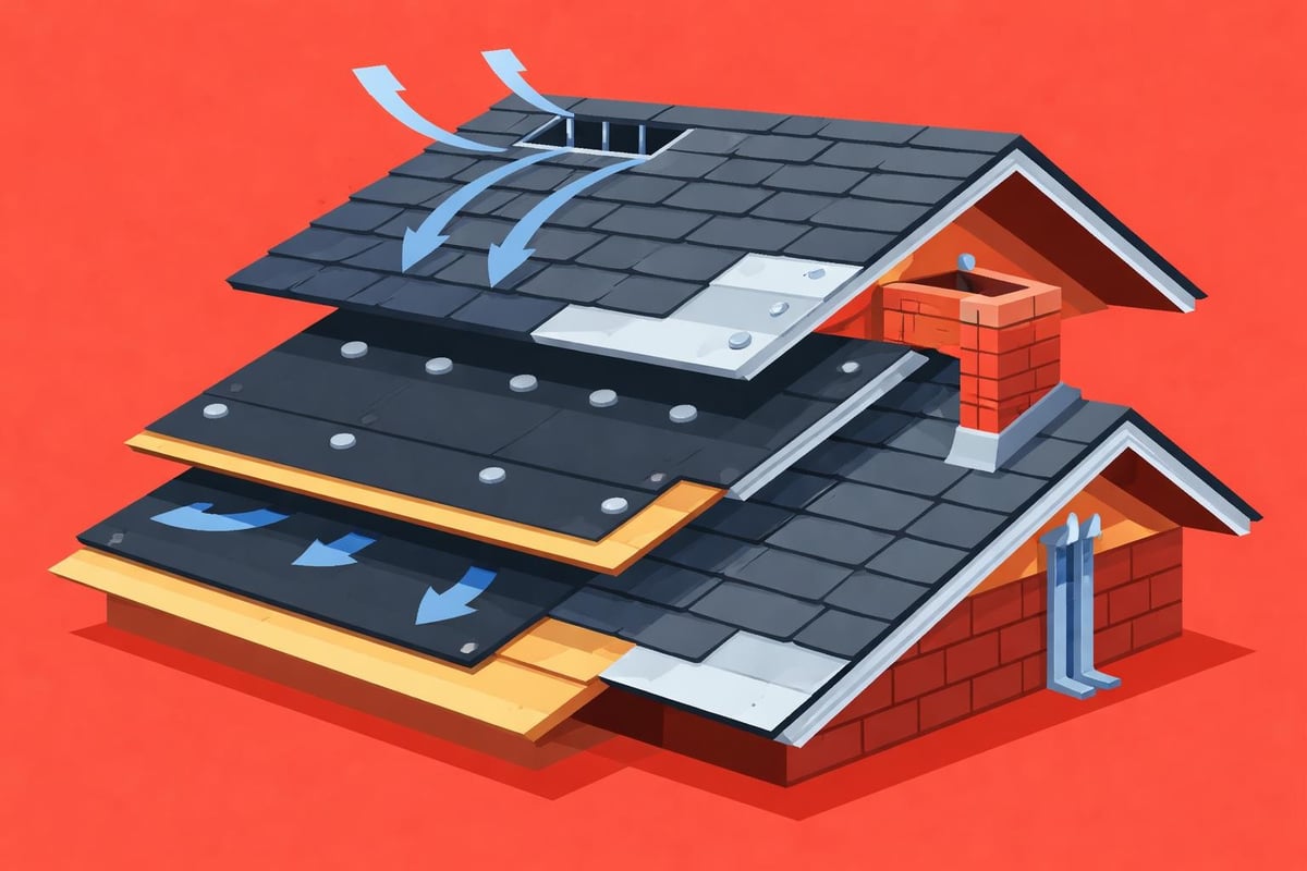 Roof system layers and components