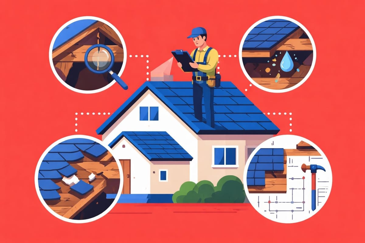 Professional roof inspection