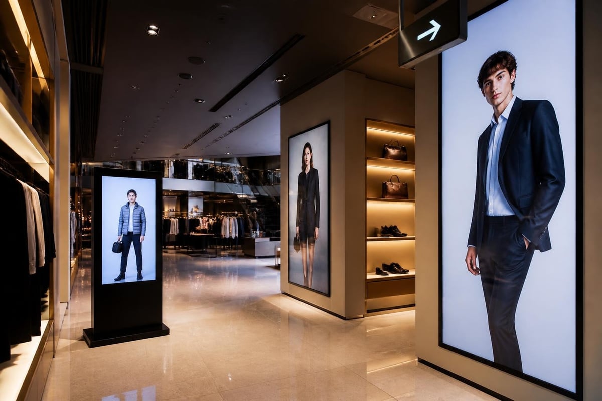 Integrated retail signage strategy