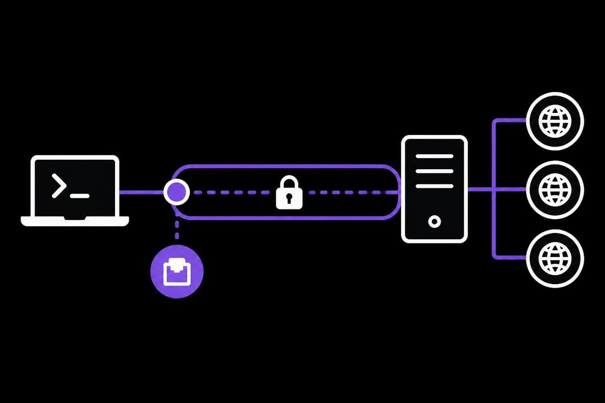 SSH SOCKS5 proxy components