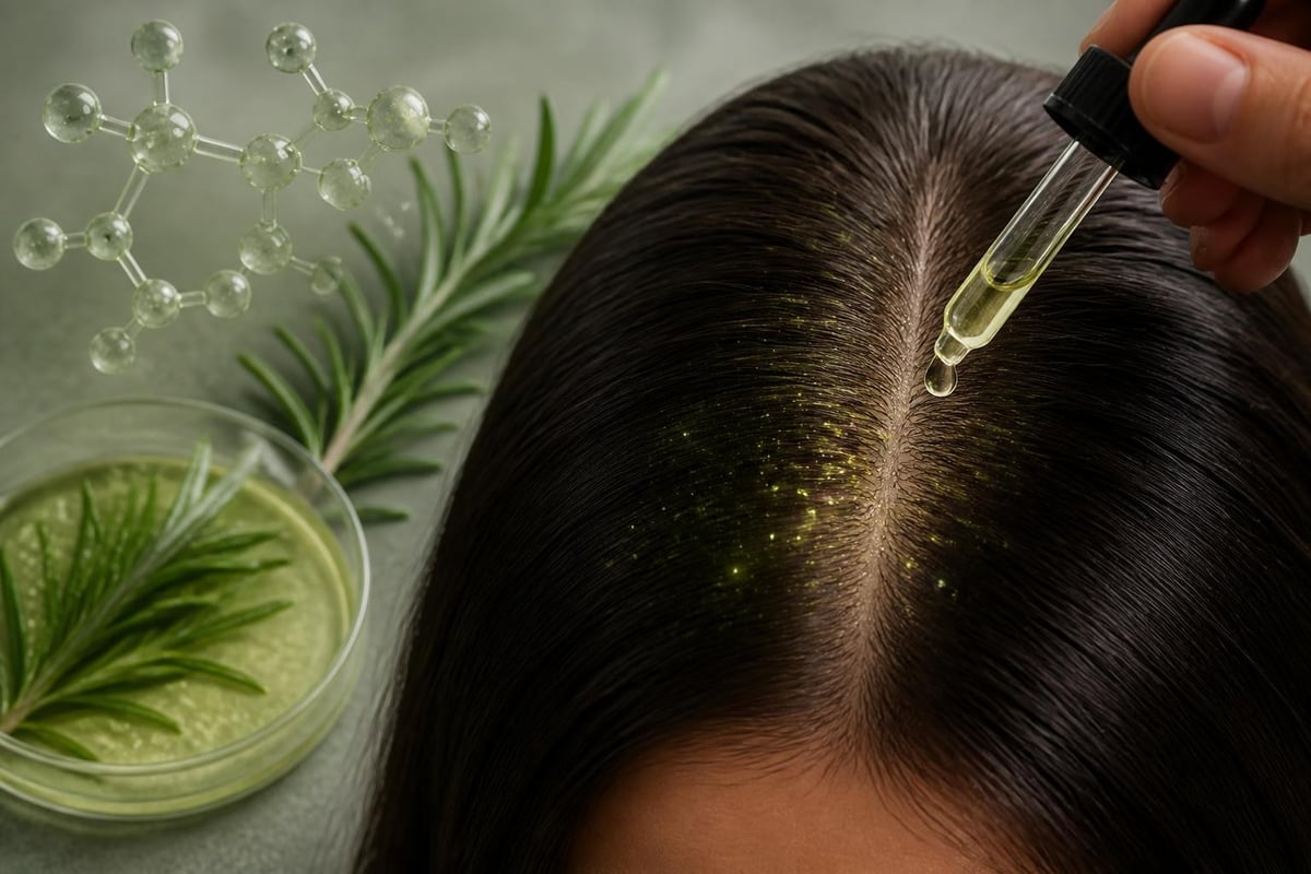 Rosemary compounds and scalp health