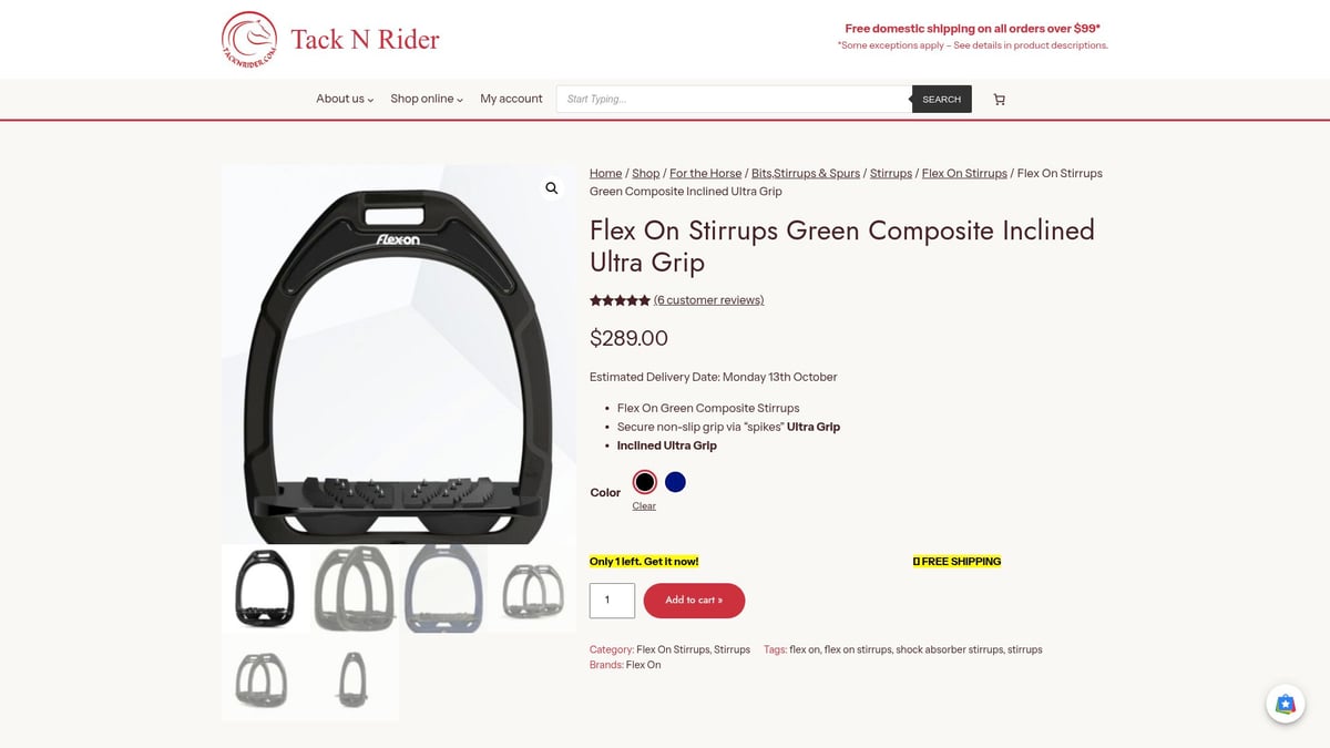 7 Best Stirrups for Riders in 2025 - Flex On Stirrups Green Composite Inclined Ultra Grip