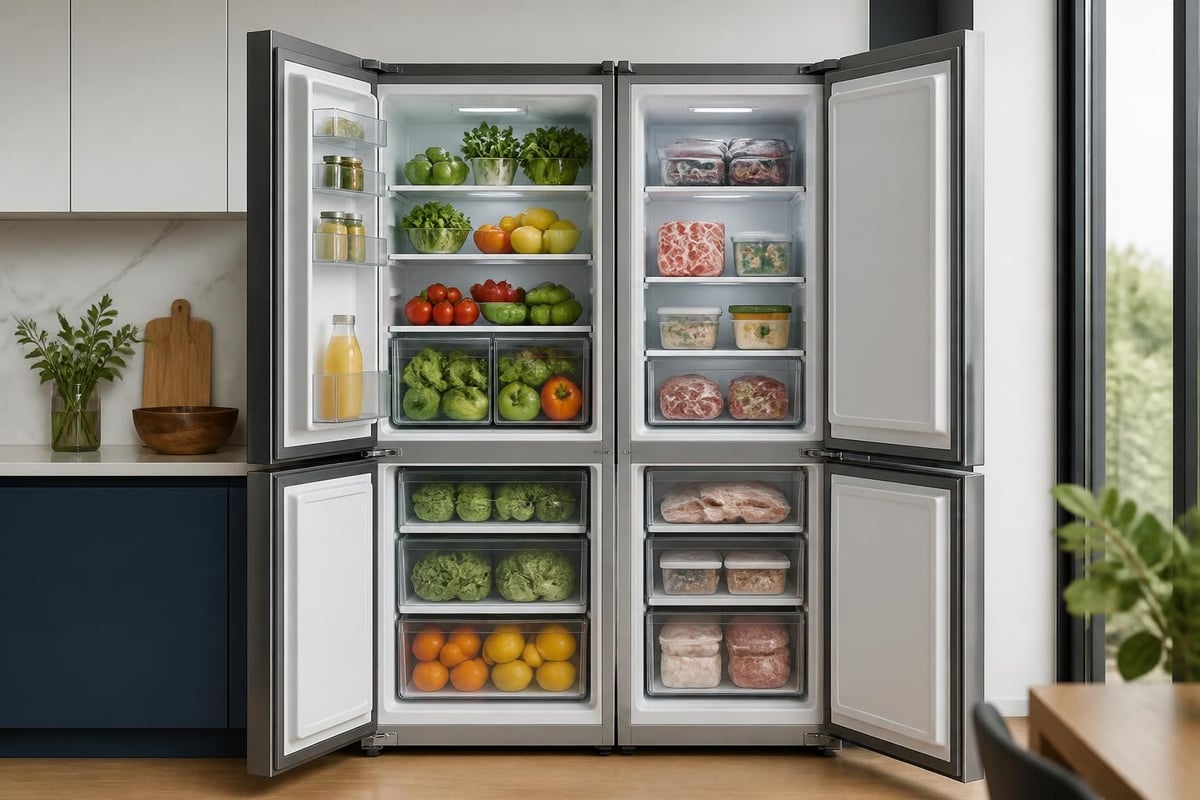 Dual refrigeration system diagram