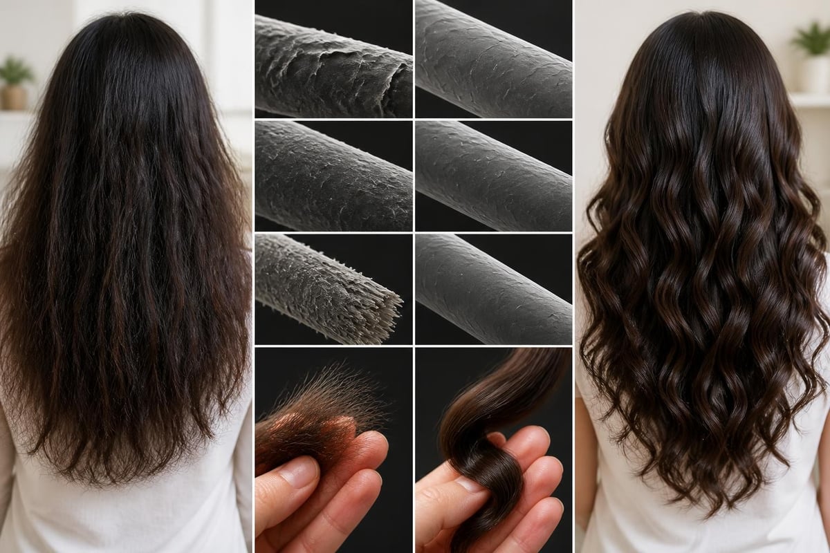 Heat damage versus heatless curl results