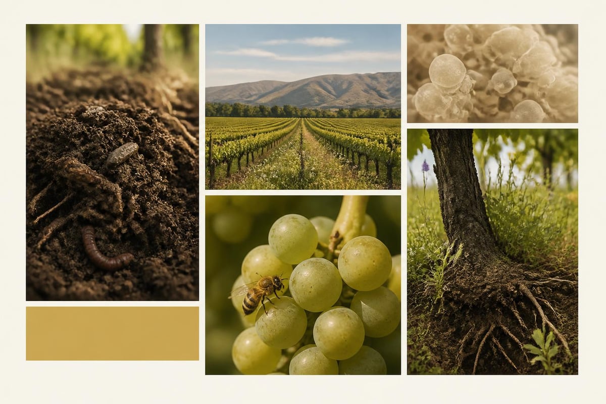 Organic vineyard ecosystem