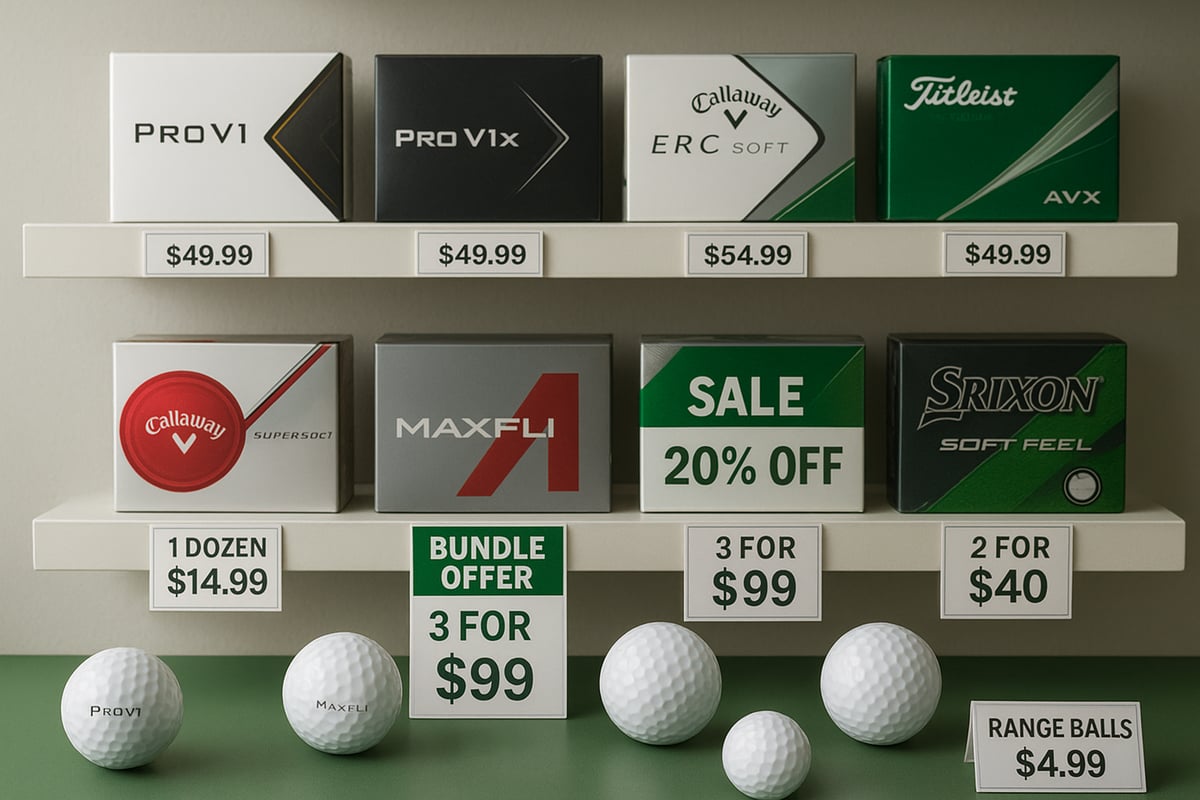 Marktüberblick: Golfball Preise 2025 im Vergleich