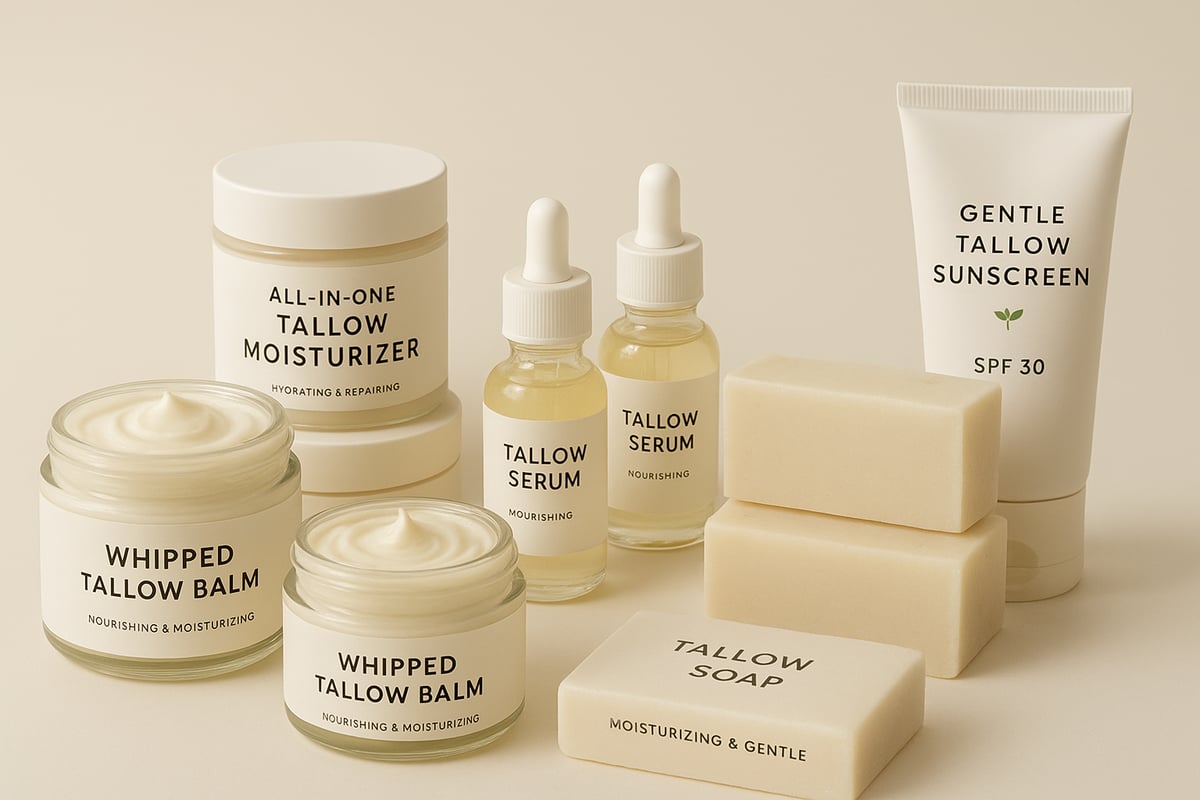 Types of Tallow Skincare Products in 2025