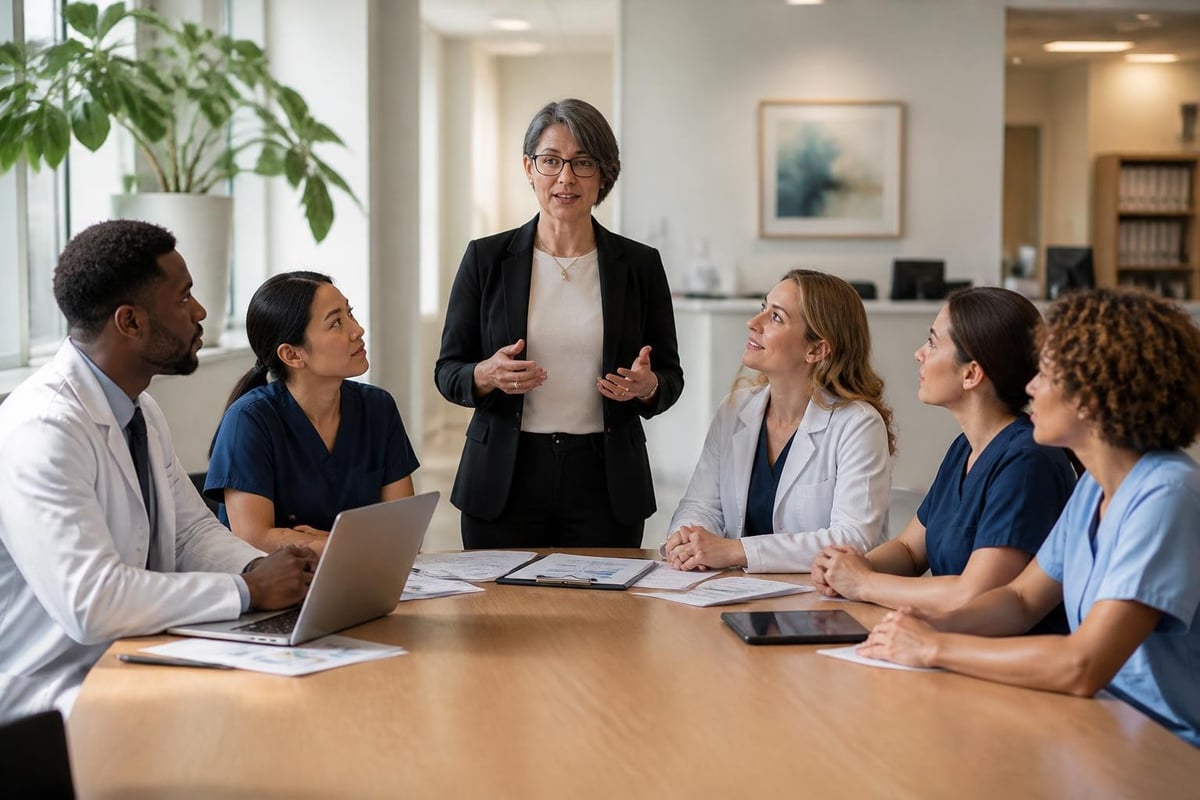 Medical practice team structure