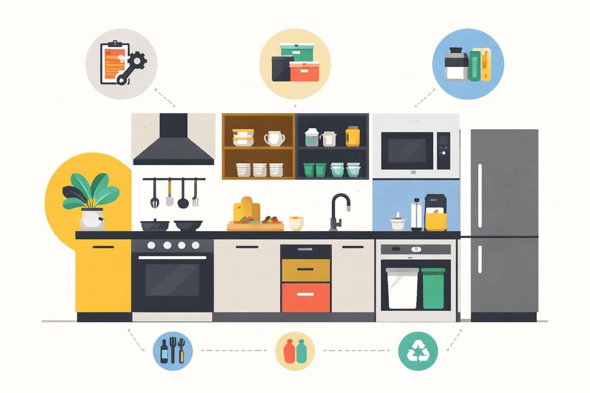 Bauhaus kitchen functional design