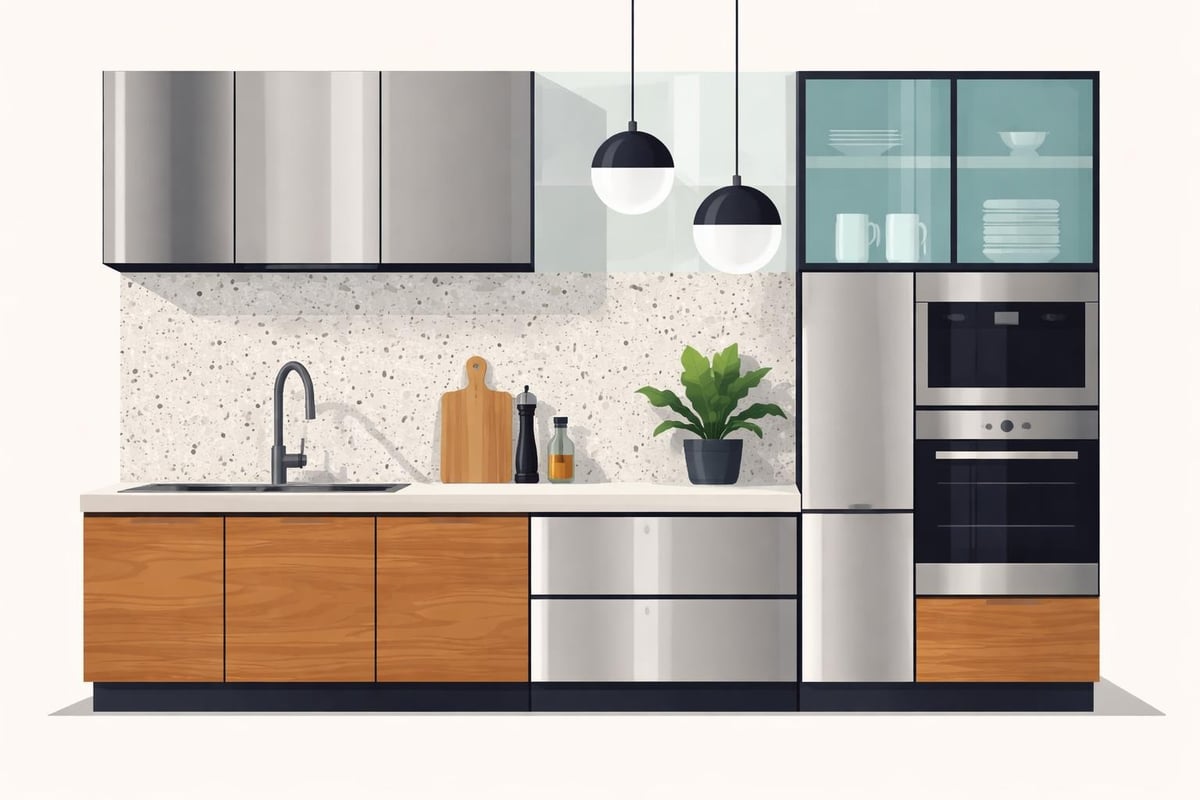 Bauhaus kitchen materials