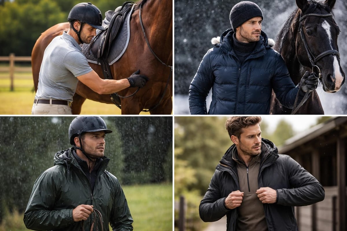 Seasonal riding wardrobe