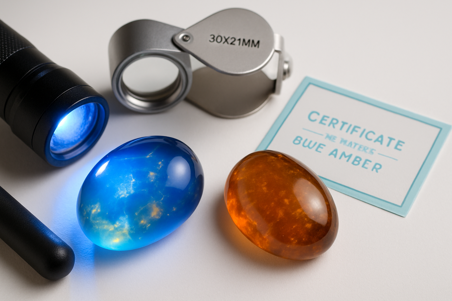 How to Identify Genuine Dominican Blue Amber Online