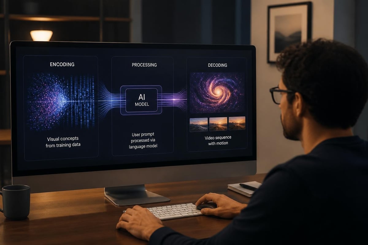 AI video generation architecture