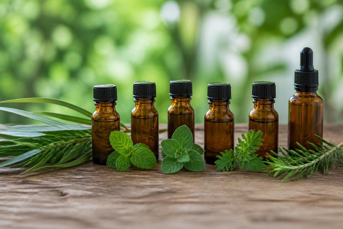 Essential oil blend synergy for mosquito protection