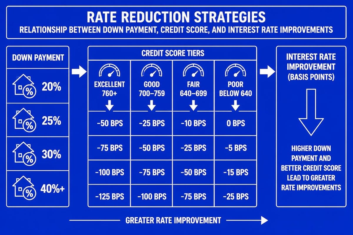Investment property rate optimization