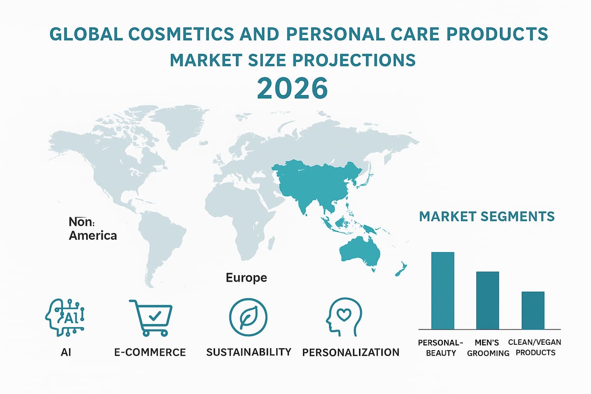 The Cosmetics and Personal Care Market in 2026: Key Trends and Growth Drivers