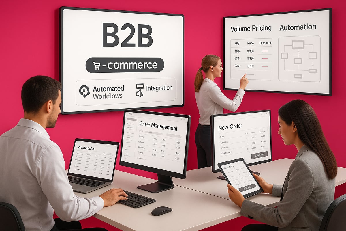 Varför B2B e-handel kräver specialiserade WooCommerce-plugins