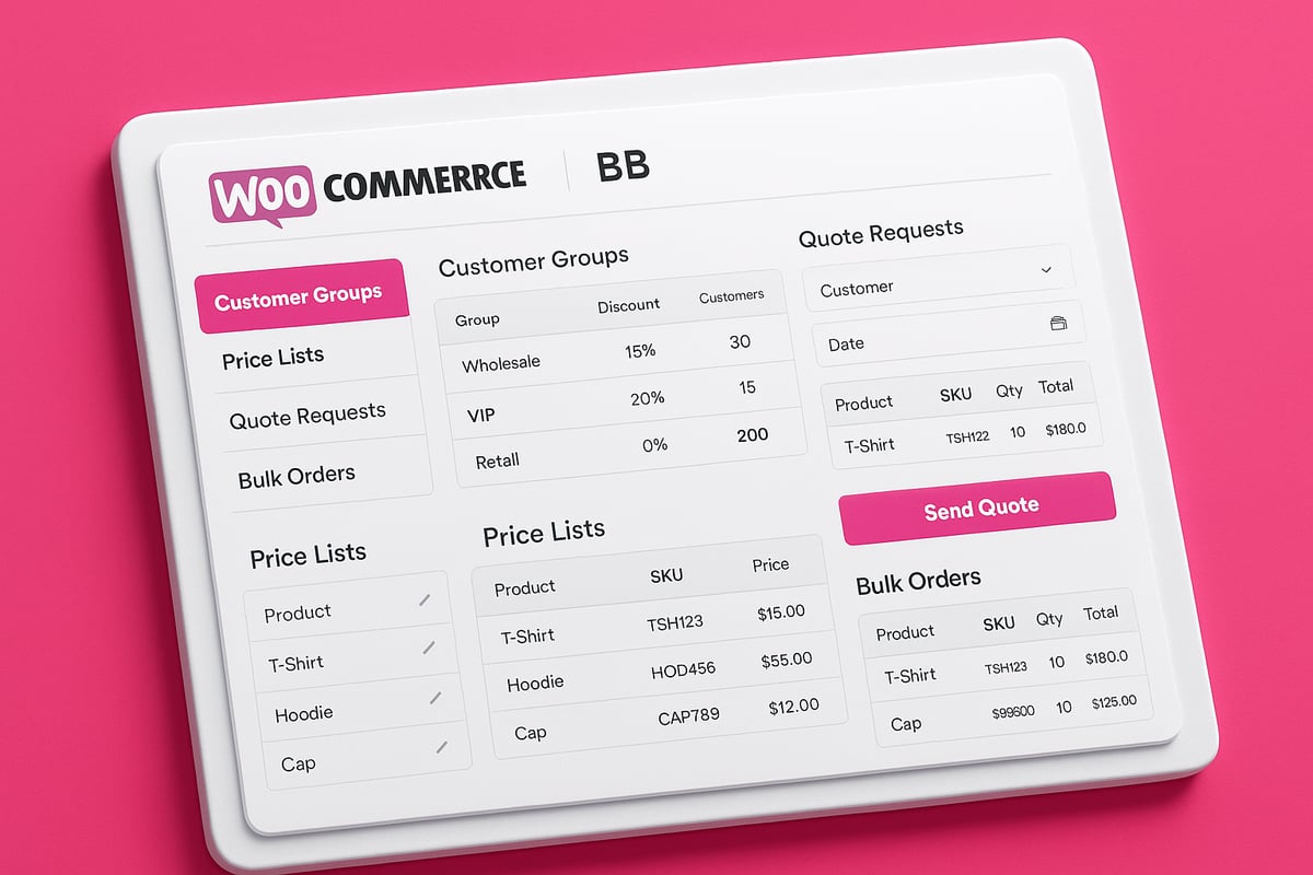 De viktigaste funktionerna i moderna WooCommerce B2B-plugins