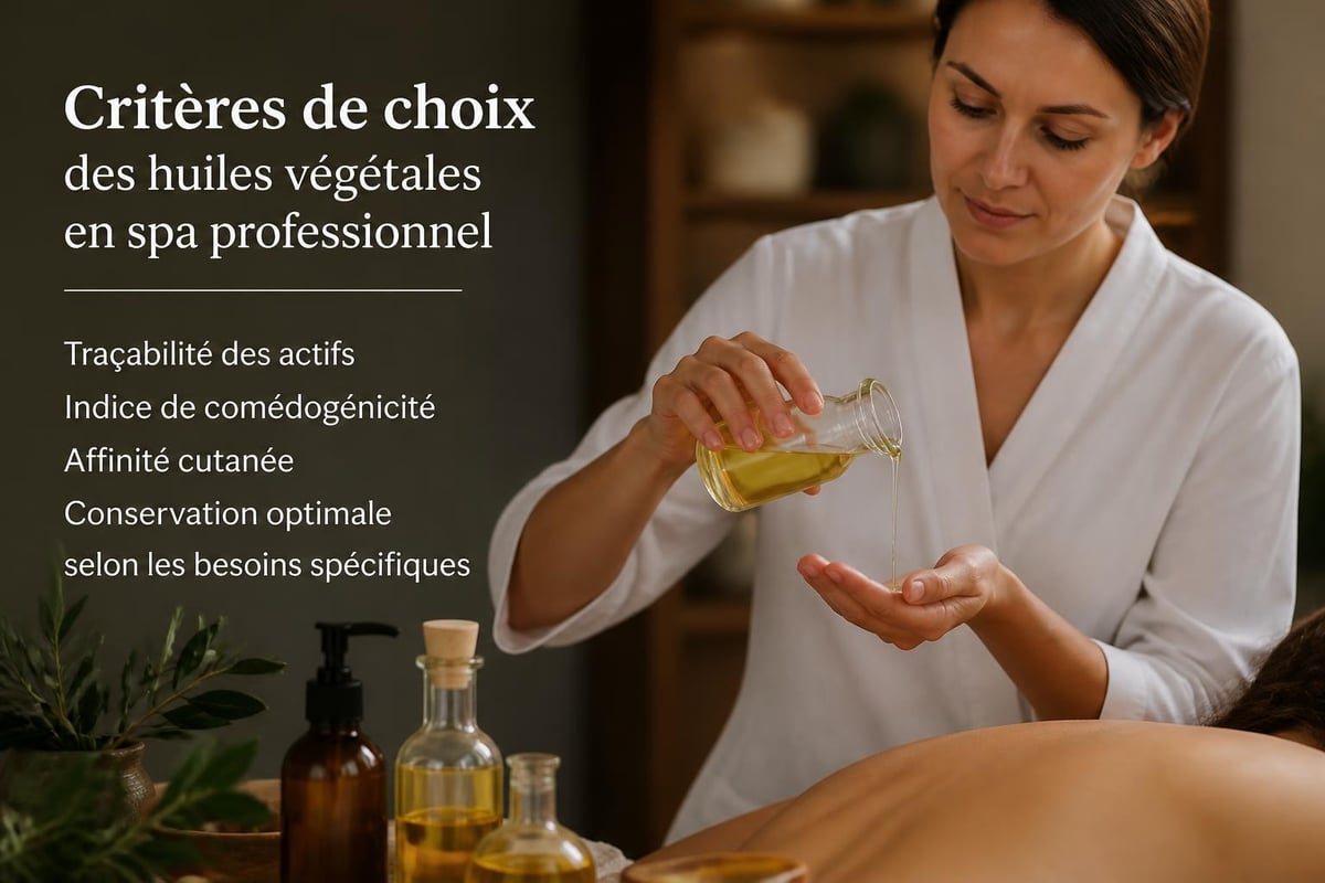Sélection actifs huile visage