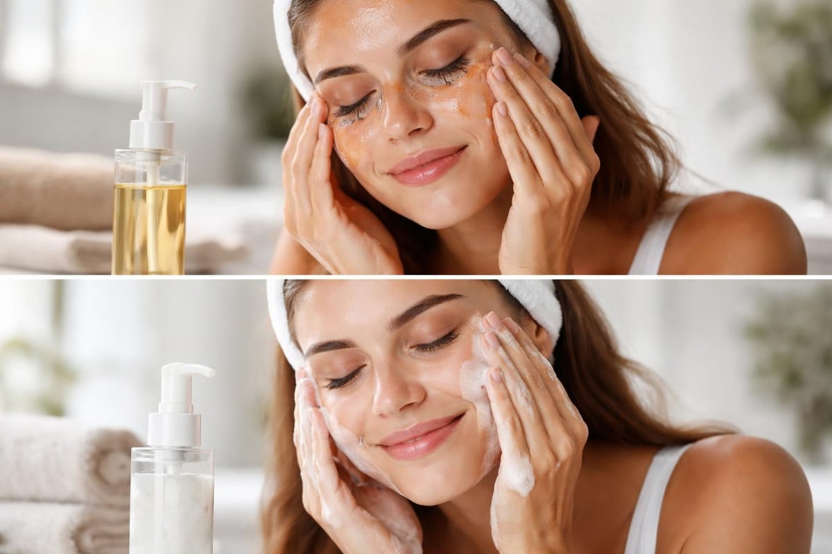 Double cleansing method