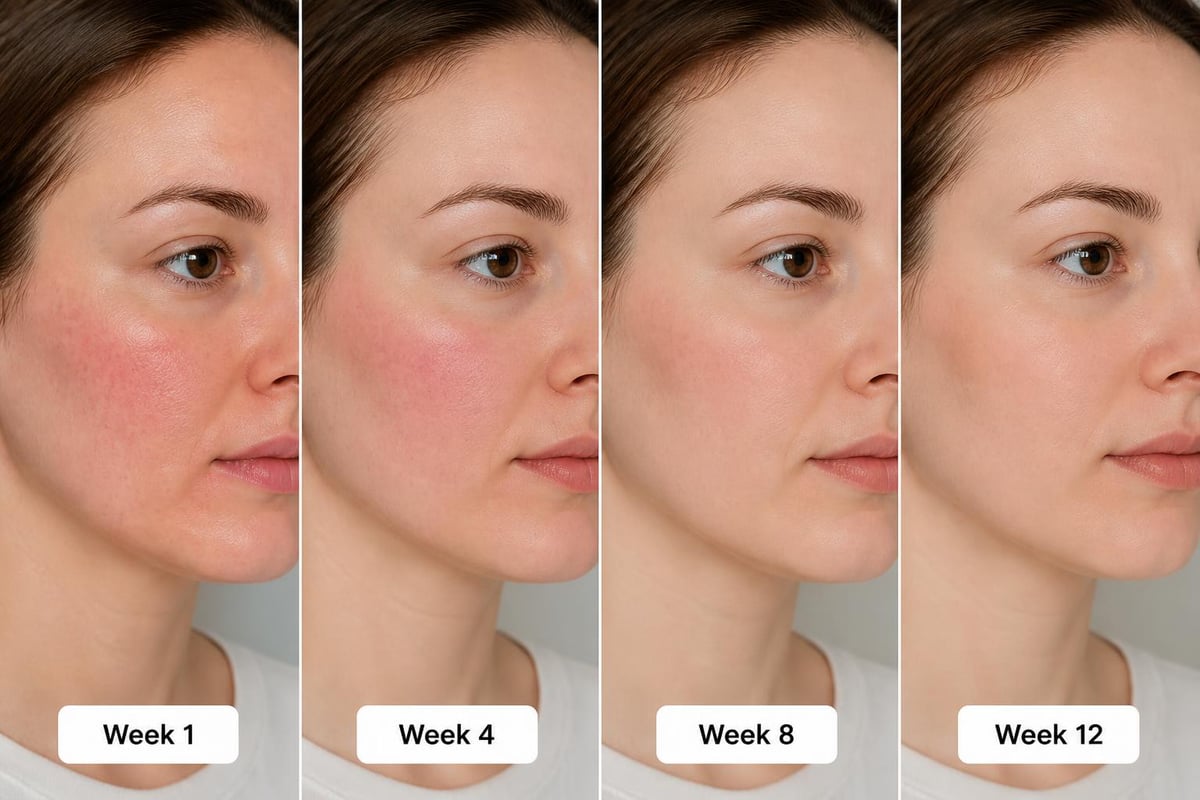 Rosacea improvement timeline