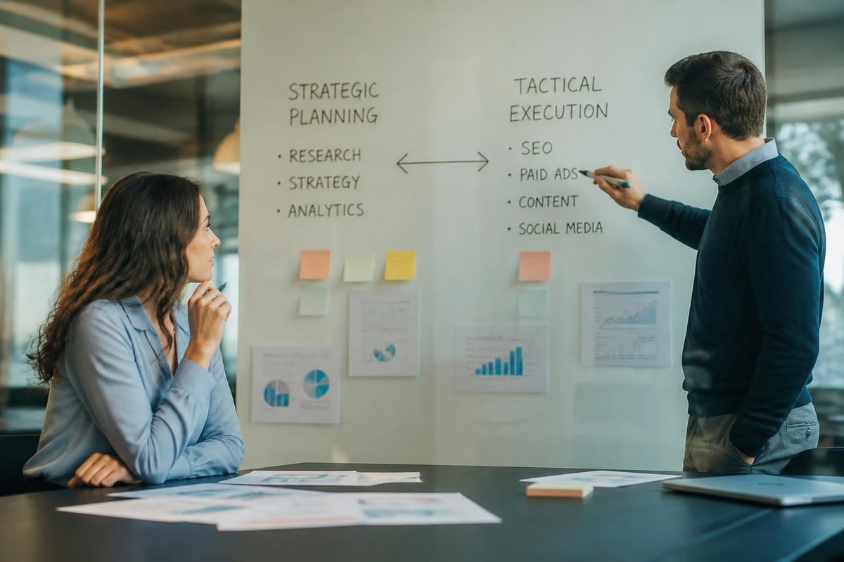 Digital marketing service categories