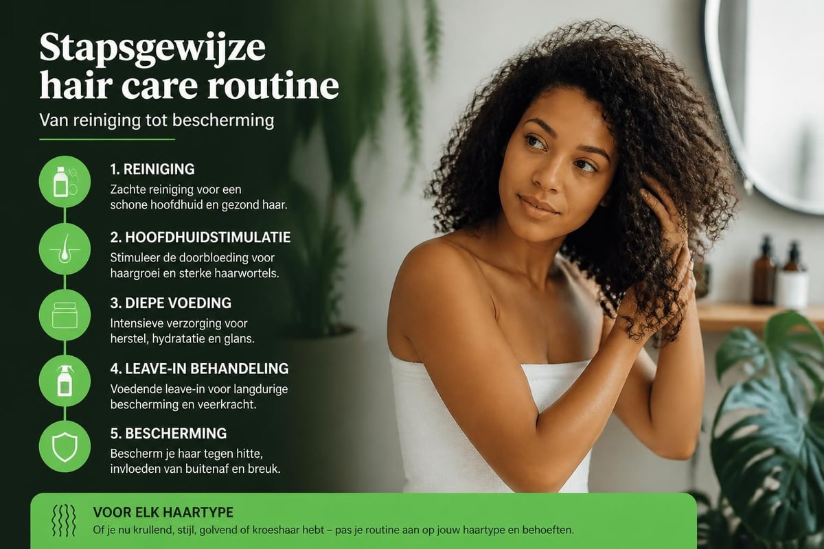 Complete haarverzorgingsroutine