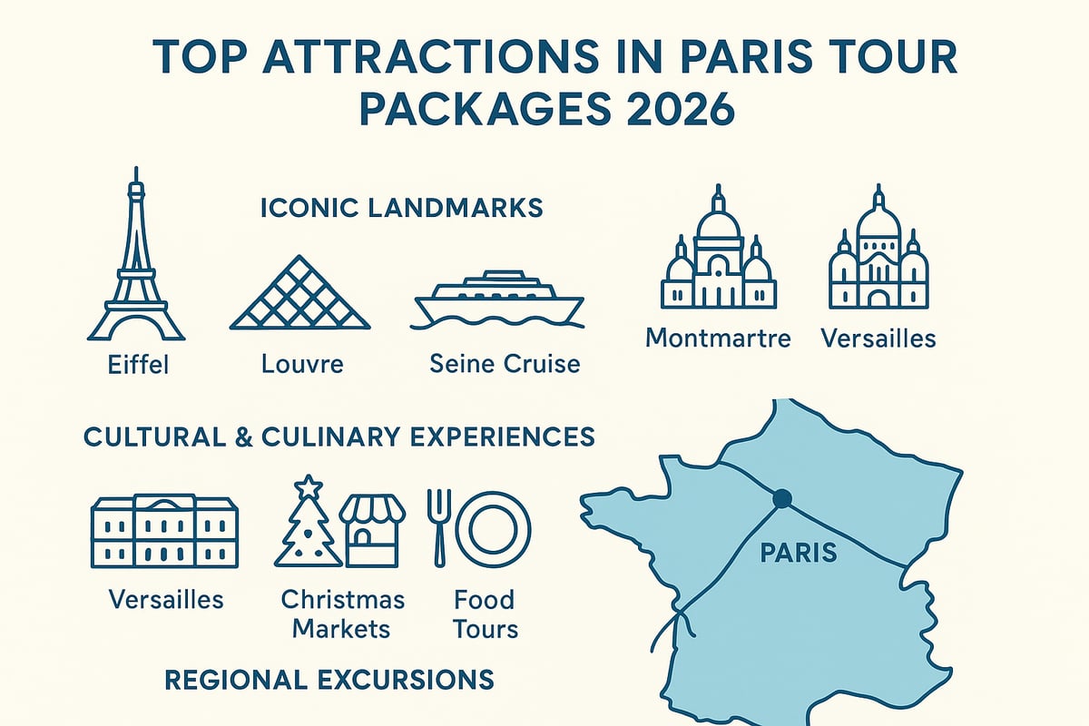 Top Attractions & Experiences Included in Paris Packages