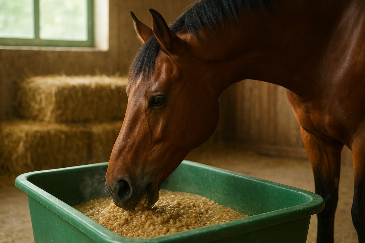 Vorteile von Mash für die Pferdegesundheit