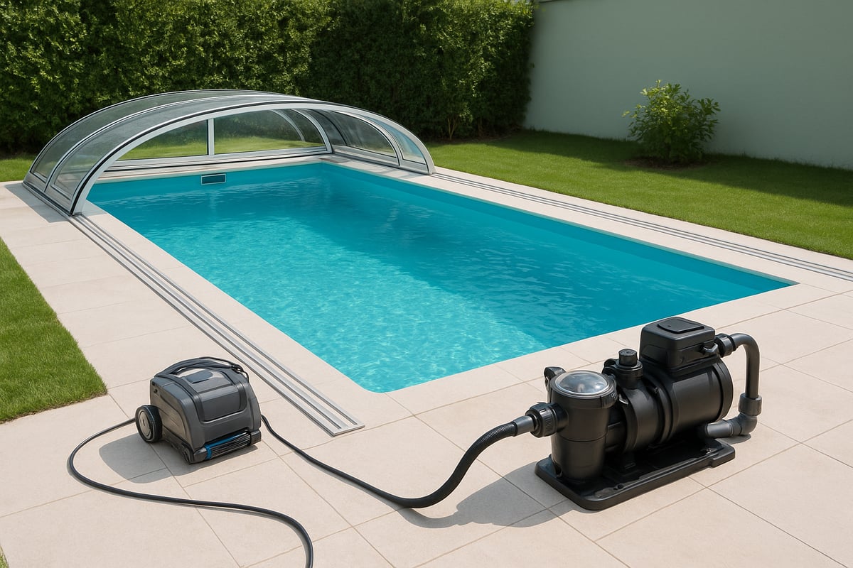 Utrustning och tillbehör för 3 meters pool